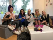 V.l.: Kandidatin Leah, Inka, Nicole, Julia und Anna V.l.: Kandidatin Leah, Inka, Nicole, Julia und Anna