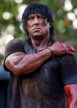 Durchlebt die H&ouml;lle auf Erden: Rambo (Sylvester Stallone) ...