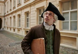 Beethoven (Anselm Bresgott) zieht nach Wien und sucht Wolfgang Amadeus Mozart auf