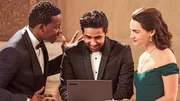 "The Road to Damascus" - on GOD FRIENDED ME. Pictured L to R: Brandon Micheal Hall as Miles Finer, Suraj Sharma as Rakesh, Violett Beane as Cara Bloom.