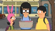 L - R: Louise Belcher, Tina Belcher, Gene Belcher L - R: Louise Belcher, Tina Belcher, Gene Belcher