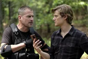Jack Dalton (George Eads, l.); MacGyver (Lucas Till, r.)
