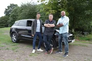 Porsche Cayenne Dream Car episode. Mike Brewer and Marc 'Elvis' Priestley presenting contributor Deepak with his dream car. Porsche Cayenne Dream Car episode. Mike Brewer and Marc 'Elvis' Priestley presenting contributor Deepak with his dream car.