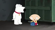 Stewie (l.) beschließt, die Zeitmaschine zu vernichten, die ihn und Brian (r.) immer wieder in Schwierigkeiten bringt ... Stewie (l.) beschließt, die Zeitmaschine zu vernichten, die ihn und Brian (r.) immer wieder in Schwierigkeiten bringt ...