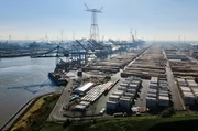 Der Hafen von Antwerpen: einer der gr&ouml;&szlig;ten Seeh&auml;fen der Welt