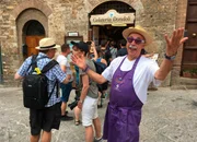 Sergio Dondoli ist ein erfolgreicher Eismacher und weit &uuml;ber die Grenzen von San Gimignano hinaus bekannt.