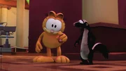 Garfield hat das Stinktier für einen Schönheitswettbewerb für Haustiere angemeldet. Garfield hat das Stinktier für einen Schönheitswettbewerb für Haustiere angemeldet.