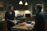 Erin Reagan (Bridget Moynahan, l.); Jamie Reagan (Will Estes, r.) Erin Reagan (Bridget Moynahan, l.); Jamie Reagan (Will Estes, r.)