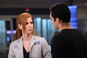 Chicago Med
Staffel 7
Folge 17
Sarah Rafferty als Dr. Pamela Blake, Dominic Rains als Dr. Crockett Marcel
SRF/NBC Universal Chicago Med
Staffel 7
Folge 17
Sarah Rafferty als Dr. Pamela Blake, Dominic Rains als Dr. Crockett Marcel
SRF/NBC Universal