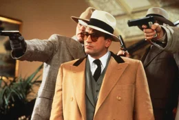 1920's Chicago is corrupt from the judges downward. So in going up against Al Capone, federal agent Eliot Ness picks just two cops to help him and his accountant colleague. The four of them set out to battle Capone and his empire.