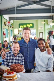 V.l.: Jimmy, Jamie, Tinie Tempah