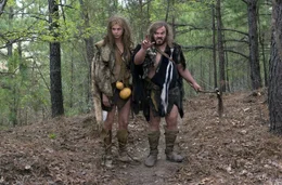 Michael Cera and Jack Black in Columbia Pictures' comedy YEAR ONE.