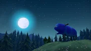 Mitten in der Nacht werden Kiwi und Strit von einer lauten Waldkuh geweckt.