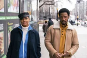 Robyn McCall (Queen Latifah, l.); Marcus Dante (Tory Kittles, r.)