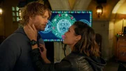 Marty Deeks (Eric Christian Olsen, l.); Special Agent Kensi Blye (Daniela Ruah, r.)