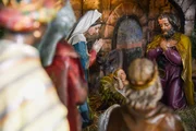 Weihnachtskrippe in der Franziskanerkirche in St. P&ouml;lten.