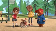 L-R: Jonathan Brown, Lucky, Judy Brown, Paddington