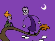 Das arme kleine M&auml;dchen wei&szlig;, wie man von der Erdbeermaus etwas Erdbeermarmelade bekommt: durch Kartenspielen.