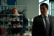 Ermitteln in einem neuen Mordfall: Patrick (Simon Baker, l.) und Kimball (Tim Kang, r.) ...