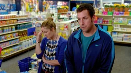 Lauren (Drew Barrymore, l.) und Jim (Adam Sandler, r.) treffen sich zu einem Blind Date. Leider verl&auml;uft dies katastrophal und sie entschlie&szlig;en sich, einander niemals wiederzusehen. Doch der Zufall will es anders ...