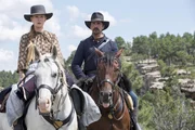 Die traumatisierte Rosalee (Rosamund Pike) ist f&uuml;r Captain Blocker (Christian Bale) eine Herausforderung.
