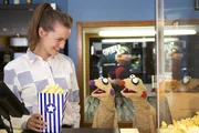 Die Erdm&auml;nnchen Jan und Henry gehen ins Kino.