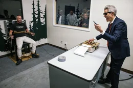 Danger Ehren and Johnny Knoxville in jackass forever from Paramount Pictures and MTV Entertainment Studios.