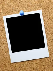 Polaroid on Cork Board