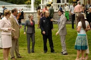 PSYCH -- "Forget Me Not" Episode 1009 -- Pictured: (l-r) Maggie Lawson as Juliet O'Hara, Kurtwood Smith as Captain Connors, Tim Omundson as Roland Lassiter -- USA Network Photo: Alan Zenuk PSYCH -- "Forget Me Not" Episode 1009 -- Pictured: (l-r) Maggie Lawson as Juliet O'Hara, Kurtwood Smith as Captain Connors, Tim Omundson as Roland Lassiter -- USA Network Photo: Alan Zenuk