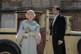 Laura Haddock (Myrna Dalgleish), Michael Fox (Andy Parker).