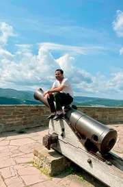 Ali G&uuml;ng&ouml;rm&uuml;s auf Burg Waldeck.