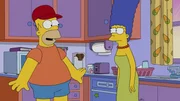 Wird Homer (l.) wieder zu Marges (r.) Ehemann werden?