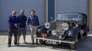 Richard, Neil, Anthony with Monty's Rolls Royce at The Smallest Cog Richard, Neil, Anthony with Monty's Rolls Royce at The Smallest Cog
