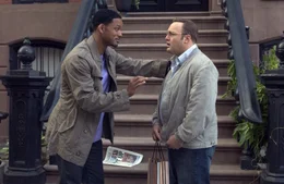 Eines Tages bekommt es Hitch, der Date-Doktor (Will Smith, l.) mit einem hoffnungslosen Fall zu tun: Albert (Kevin James, r.) ...