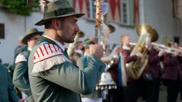 Stabf&uuml;hrer der Musikkapelle auf dem Arnsberger Sch&uuml;tzenfest