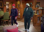 Dave Johnson (Max Greenfield, l.); Calvin Butler (Cedric the Entertainer, r.)