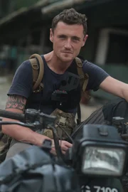 Sam Brown saddles up to help Parker find a mining claim in Guyana. Sam Brown saddles up to help Parker find a mining claim in Guyana.