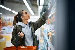 Einkaufen im Supermarkt