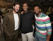 Jensen Ackles, Jessie T. Usher and Laz Alonso attend the The Boys FYC Event at Citizen News in Los Angeles on Sun, May 21, 2023.