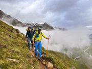 Aufstieg Wildspitze, mit 3768 Metern der zweithöchste Berg Österreichs: Thomas Gsell, Sebastian Ströbel, Raphael Eiter Aufstieg Wildspitze, mit 3768 Metern der zweithöchste Berg Österreichs: Thomas Gsell, Sebastian Ströbel, Raphael Eiter
