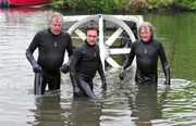 Picture Shows: Richard Hammond, Jeremy Clarkson and James May testing Top Gear Hovervan