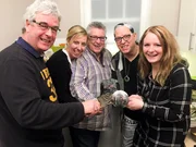 V.l.: Thomas, Sabrina, Joachim, Steffen und Gastgeberin Ines