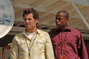 PSYCH -- "The Old And The Restless" Episode 2013 -- Pictured: (l-r) James Roday as Shawn Spencer, Dule Hill as Burton 'Gus' Guster PSYCH -- "The Old And The Restless" Episode 2013 -- Pictured: (l-r) James Roday as Shawn Spencer, Dule Hill as Burton 'Gus' Guster