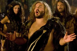 Jack Black stars in Columbia Pictures' comedy YEAR ONE, also starring Michael Cera.