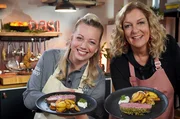 NDR Fernsehen DAS! KOCHSTUDIO &ndash; Roastbeef mit Bratkartoffeln und Remouladenso&szlig;e; Weihnachtsmen&uuml; mit Zora Klipp und Bettina Tietjen.