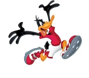 Eigentlich sind Duffy Duck und Bugs Bunny die besten Freunde. Doch Duffy Duck steht nur ungerne im Schatten des beliebten Hasen.