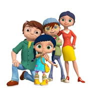 L-r: Dad, Wissper, Ralph, Mom