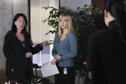 From left: Sarah Hillridge (Ann Cusack) and Jennifer "JJ" Jareau (A. J. Cook).