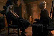 l-r: Corlys Velaryon (Steve Toussaint), Rhaenys Targaryen (Eve Best) l-r: Corlys Velaryon (Steve Toussaint), Rhaenys Targaryen (Eve Best)