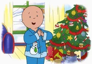 Caillou kann es kaum noch erwarten! Er möchte unbedingt seine Geschenke auspacken.